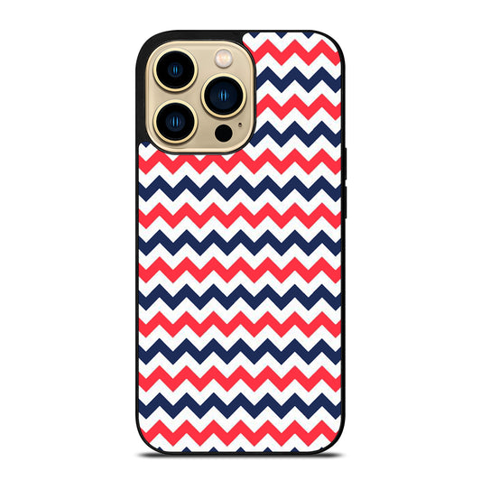 RILEY BLAKE CHEVRON PATTERN 4 iPhone 14 Pro Max Case Cover