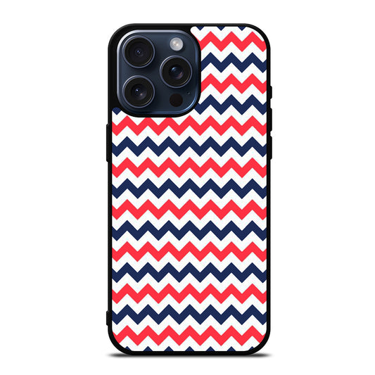 RILEY BLAKE CHEVRON PATTERN 4 iPhone 15 Pro Max Case Cover