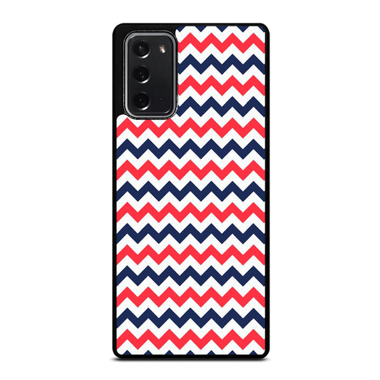 RILEY BLAKE CHEVRON PATTERN 4 Samsung Galaxy Note 20 Case Cover