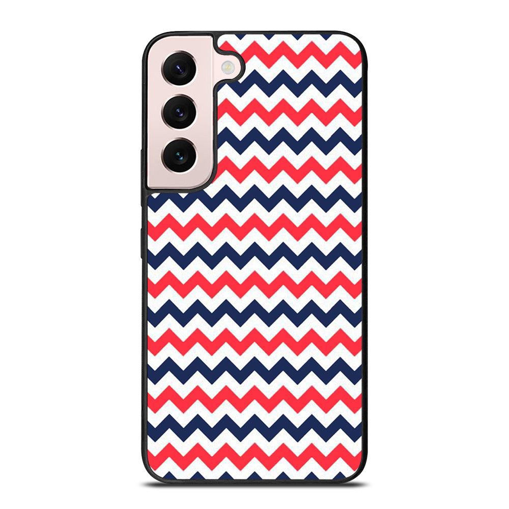 RILEY BLAKE CHEVRON PATTERN 4 Samsung Galaxy S22 Plus Case Cover