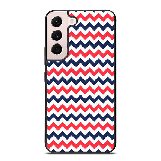 RILEY BLAKE CHEVRON PATTERN 4 Samsung Galaxy S22 Plus Case Cover