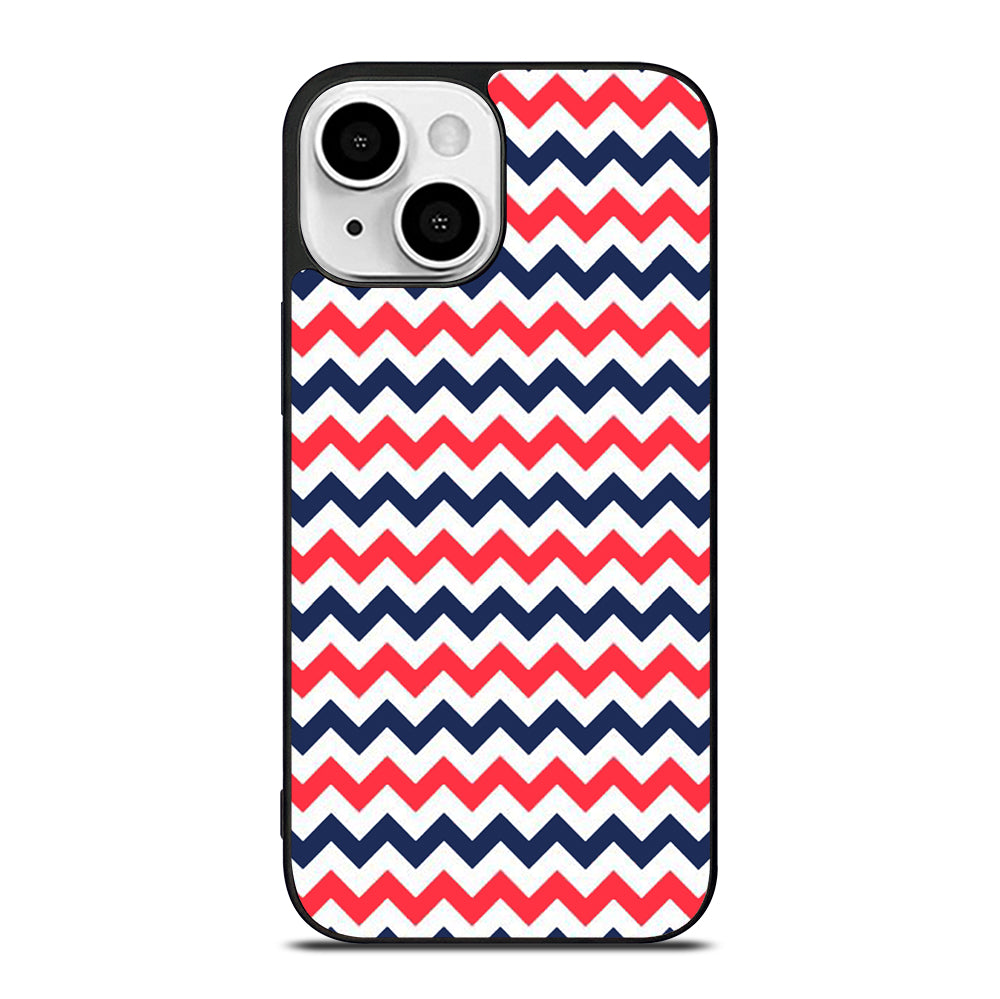 RILEY BLAKE CHEVRON PATTERN 4 iPhone 13 Mini Case Cover