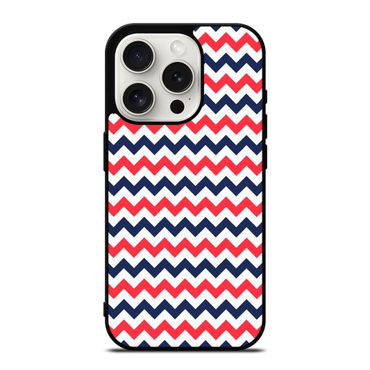 RILEY BLAKE CHEVRON PATTERN 4 iPhone 15 Pro Case Cover