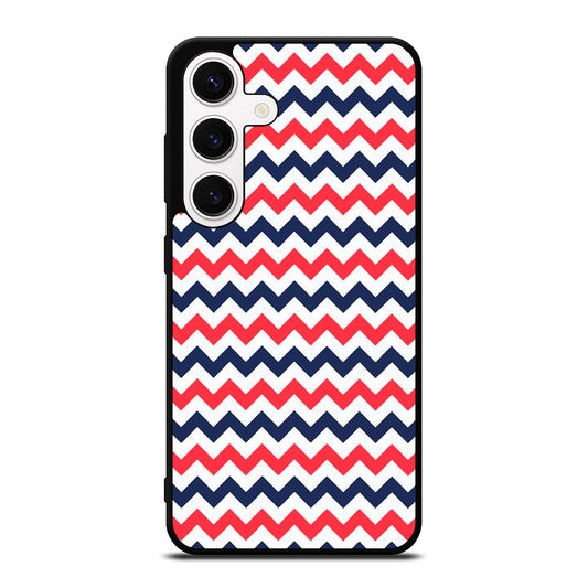 RILEY BLAKE CHEVRON PATTERN 4 Samsung Galaxy S24 Case Cover