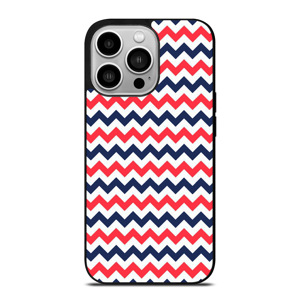 RILEY BLAKE CHEVRON PATTERN 4 iPhone 14 Pro Case Cover