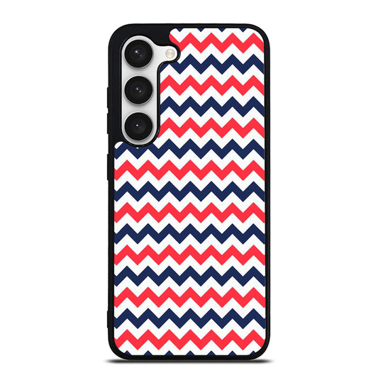 RILEY BLAKE CHEVRON PATTERN 4 Samsung Galaxy S23 Case Cover