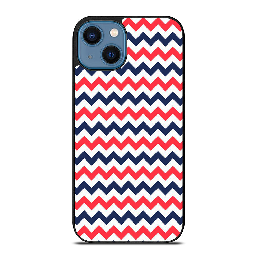 RILEY BLAKE CHEVRON PATTERN 4 iPhone 14 Case Cover