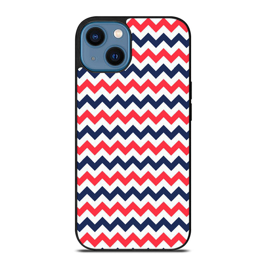 RILEY BLAKE CHEVRON PATTERN 4 iPhone 14 Case Cover