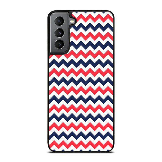 RILEY BLAKE CHEVRON PATTERN 4 Samsung Galaxy S21 Plus Case Cover