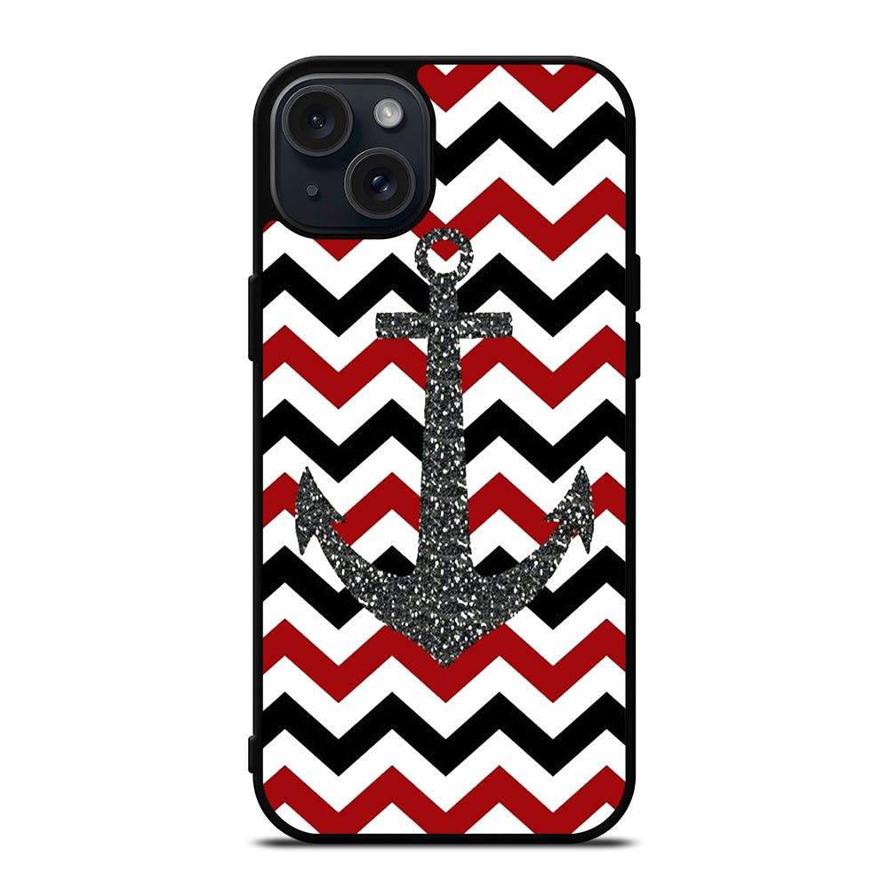 RILEY BLAKE CHEVRON PATTERN 5 iPhone 15 Plus Case Cover