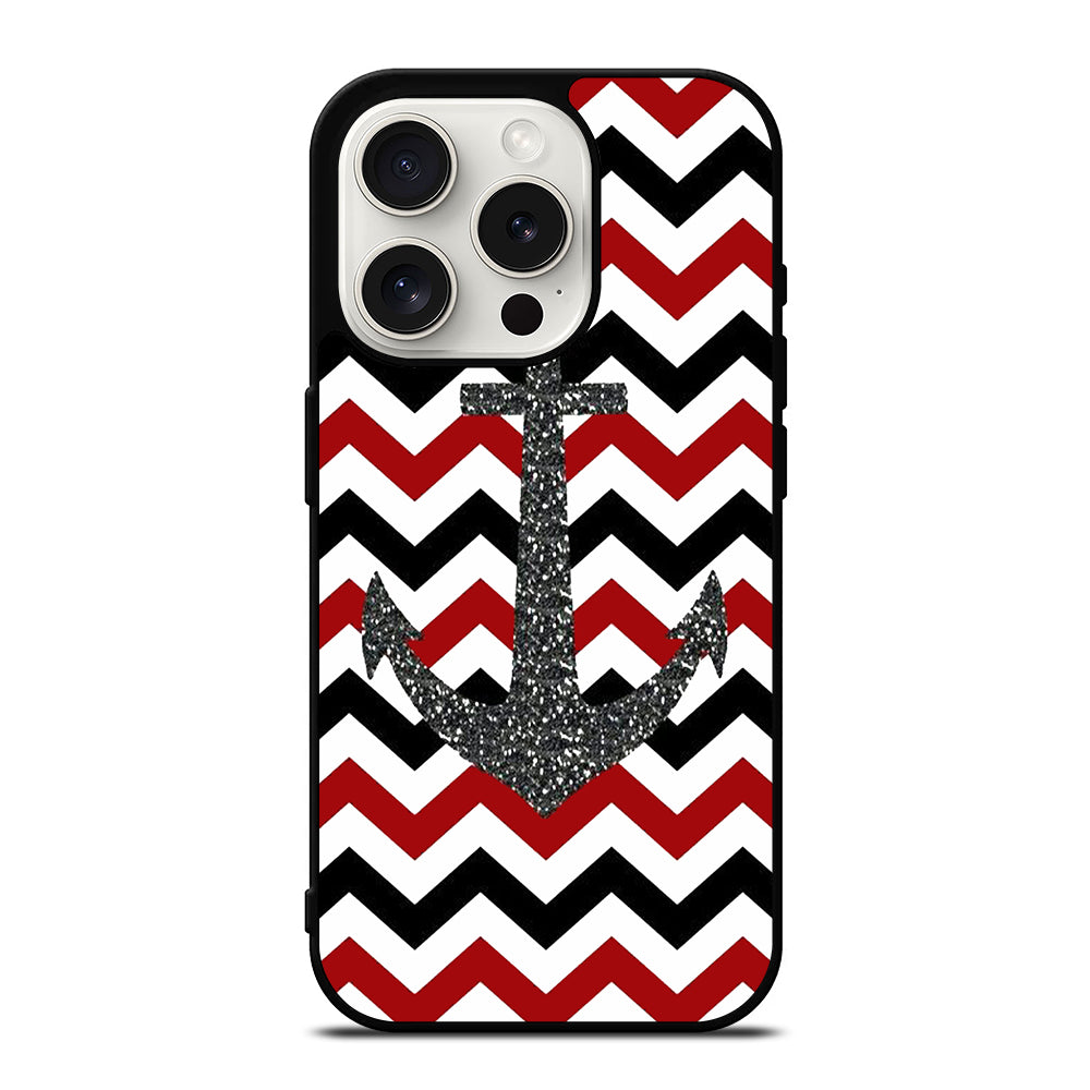 RILEY BLAKE CHEVRON PATTERN 5 iPhone 15 Pro Case Cover