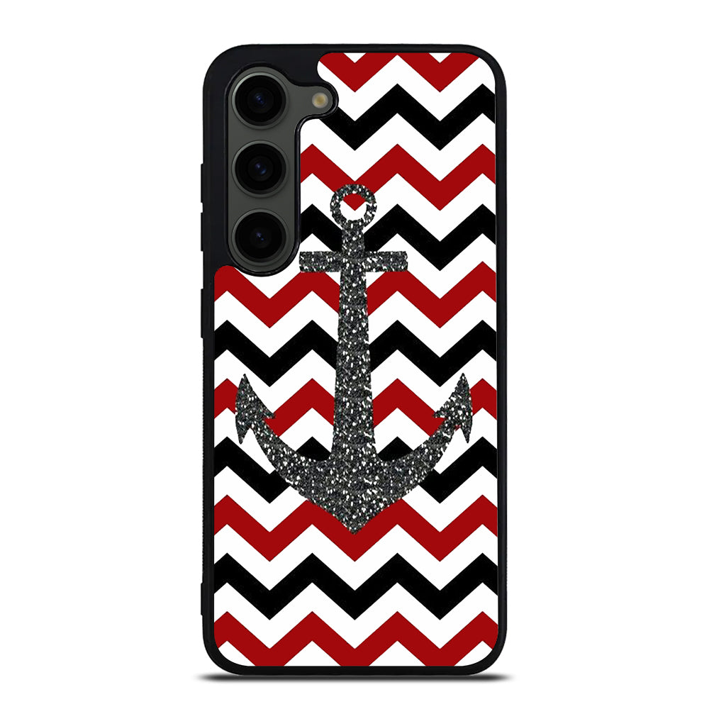 RILEY BLAKE CHEVRON PATTERN 5 Samsung Galaxy S23 Plus Case Cover