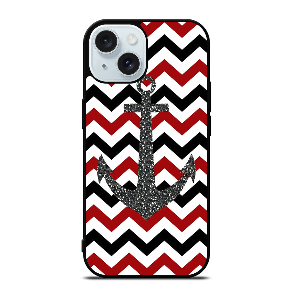 RILEY BLAKE CHEVRON PATTERN 5 iPhone 15 Case Cover