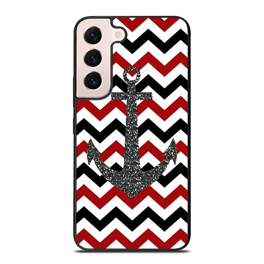 RILEY BLAKE CHEVRON PATTERN 5 Samsung Galaxy S22 Plus Case Cover