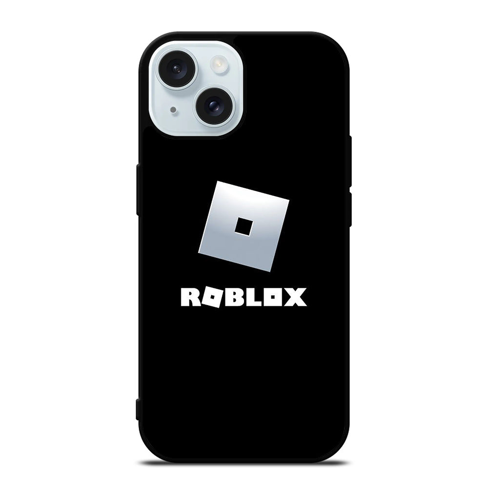 ROBLOX GAME BLACK LOGO iPhone 15 Case Cover