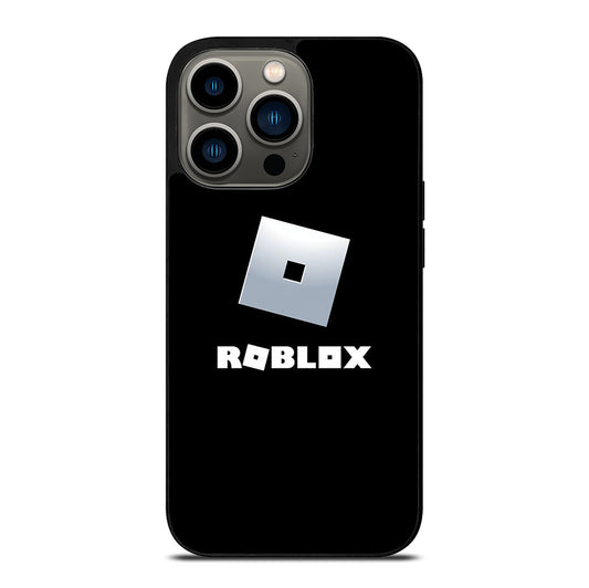 ROBLOX GAME BLACK LOGO iPhone 13 Pro Case Cover