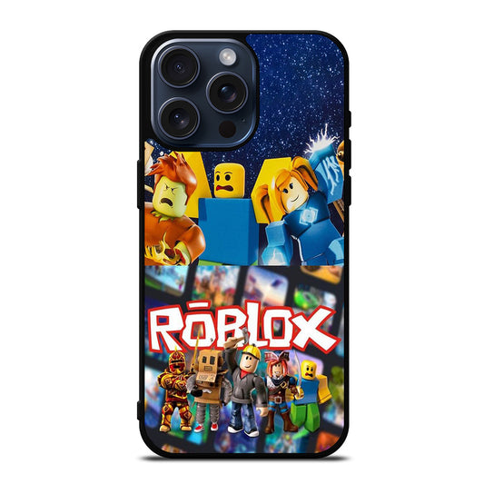 ROBLOX GAME LOGO CHARACTER iPhone 15 Pro Max Case Cover