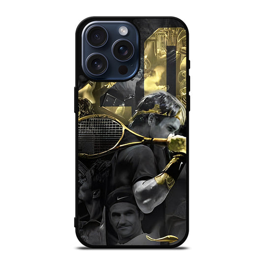 ROGER FEDERER WORLD 3 iPhone 15 Pro Max Case Cover