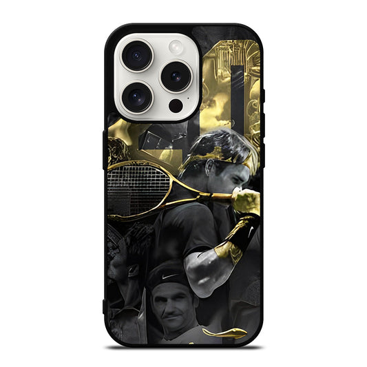ROGER FEDERER WORLD 3 iPhone 15 Pro Case Cover