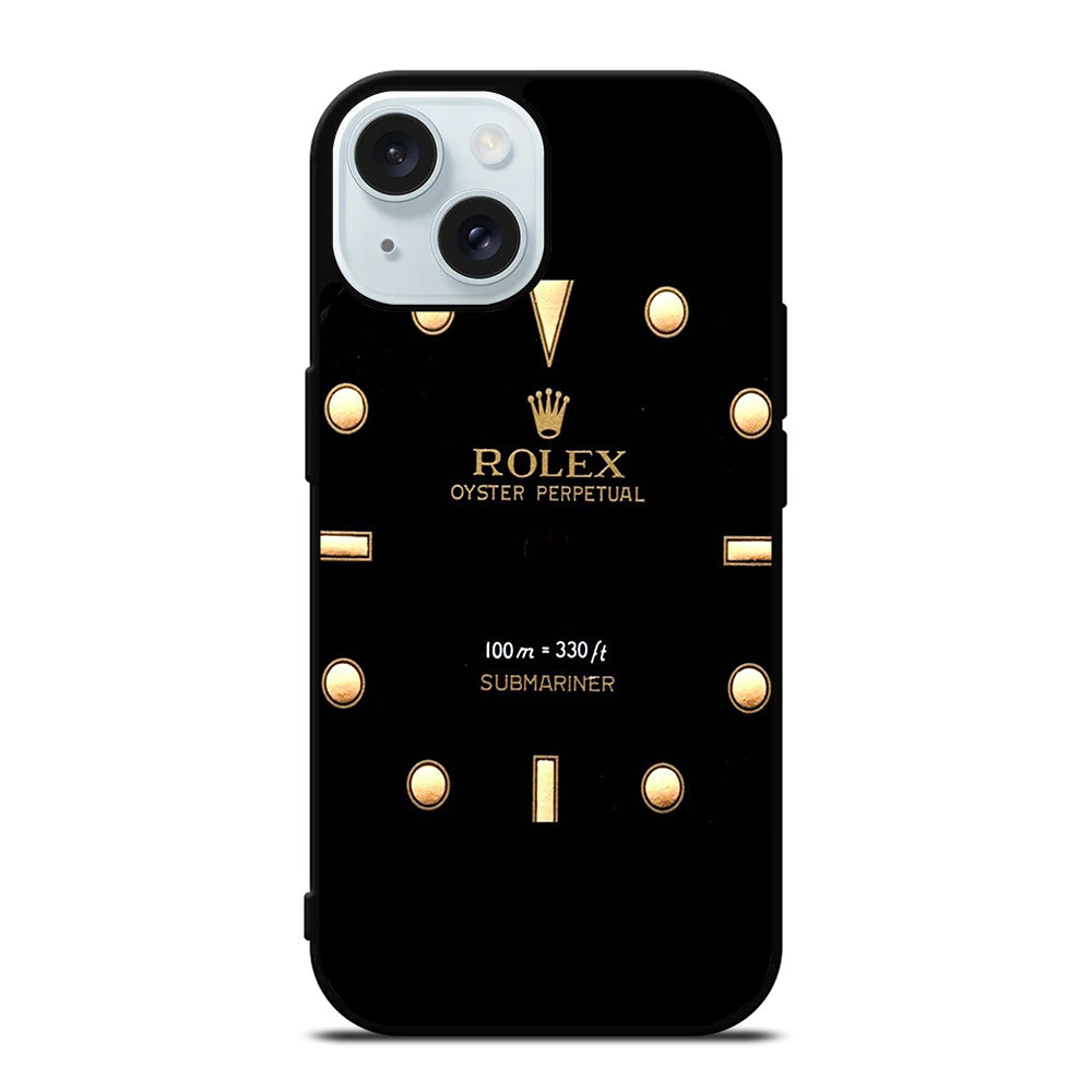 ROLEX WATCH LOGO 5 iPhone 15 Case Cover