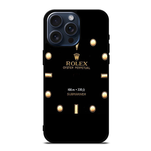 ROLEX WATCH LOGO 5 iPhone 15 Pro Max Case Cover