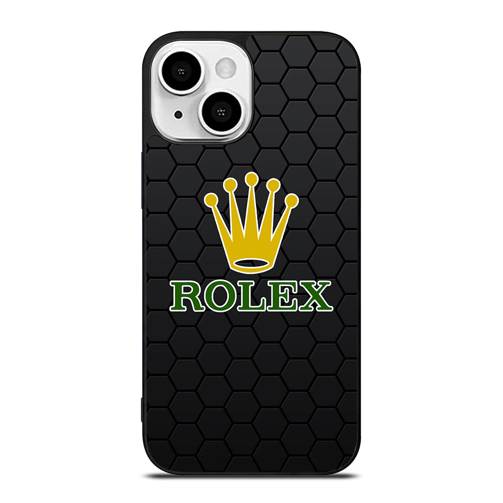 ROLEX WATCH LOGO HEXAGON iPhone 13 Mini Case Cover