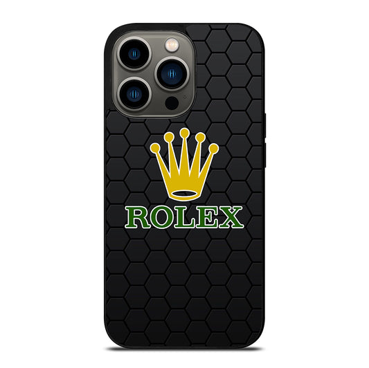 ROLEX WATCH LOGO HEXAGON iPhone 13 Pro Case Cover