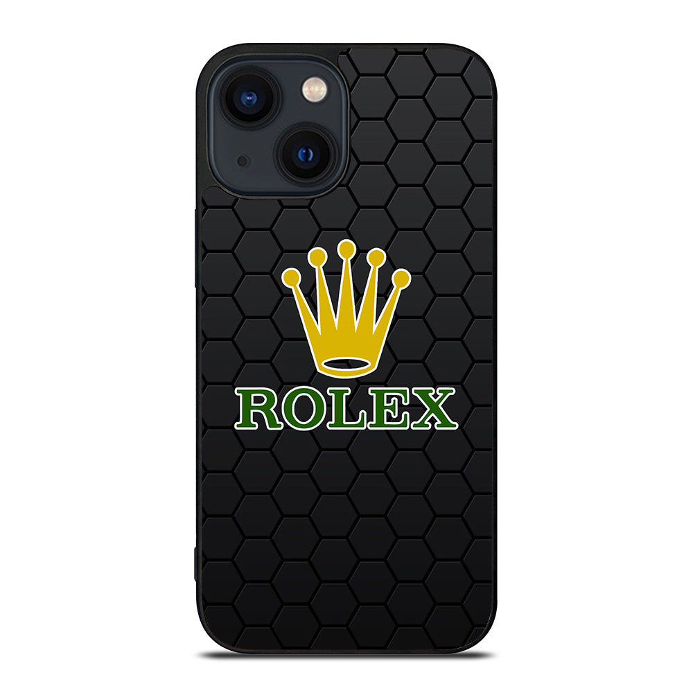 ROLEX WATCH LOGO HEXAGON iPhone 14 Plus Case Cover