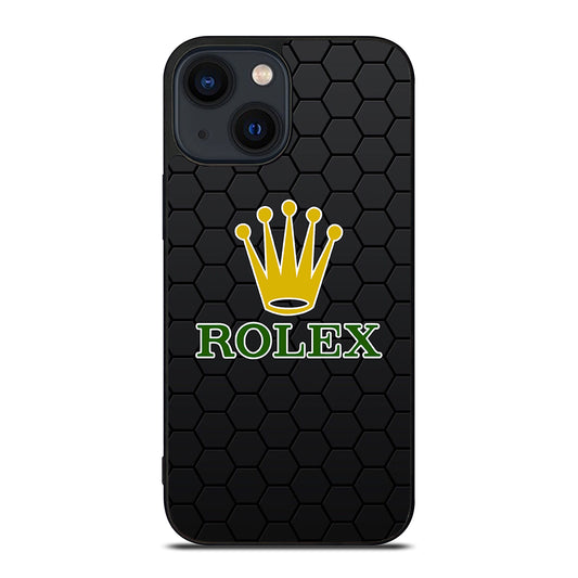 ROLEX WATCH LOGO HEXAGON iPhone 14 Plus Case Cover