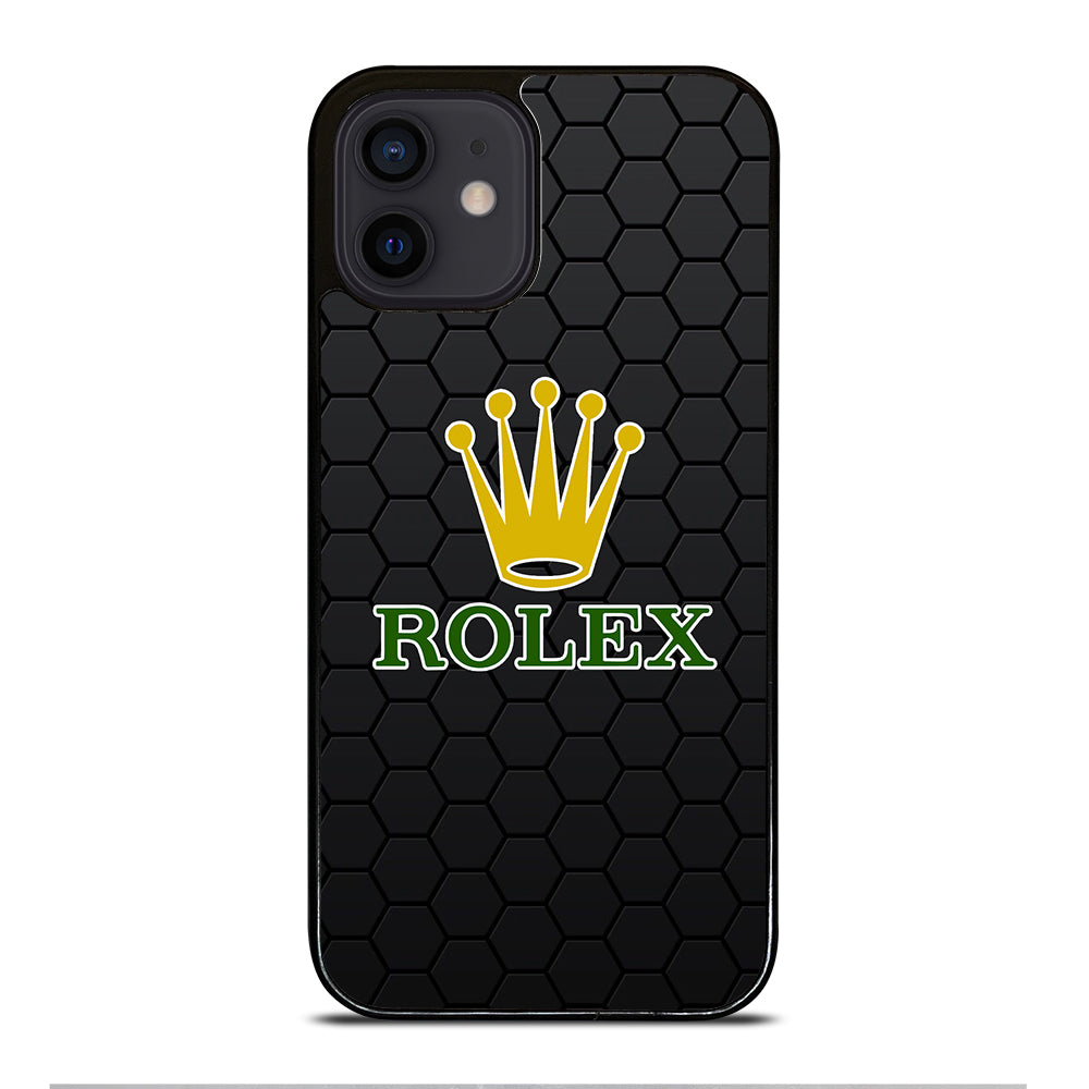 ROLEX WATCH LOGO HEXAGON iPhone 12 Mini Case Cover