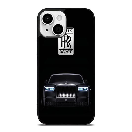 ROLLS ROYCE CAR BLACK LOGO iPhone 13 Mini Case Cover