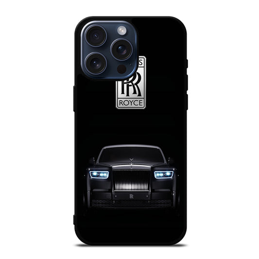 ROLLS ROYCE CAR BLACK LOGO iPhone 15 Pro Max Case Cover