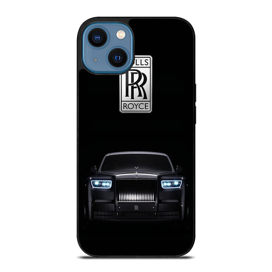 ROLLS ROYCE CAR BLACK LOGO iPhone 14 Case Cover