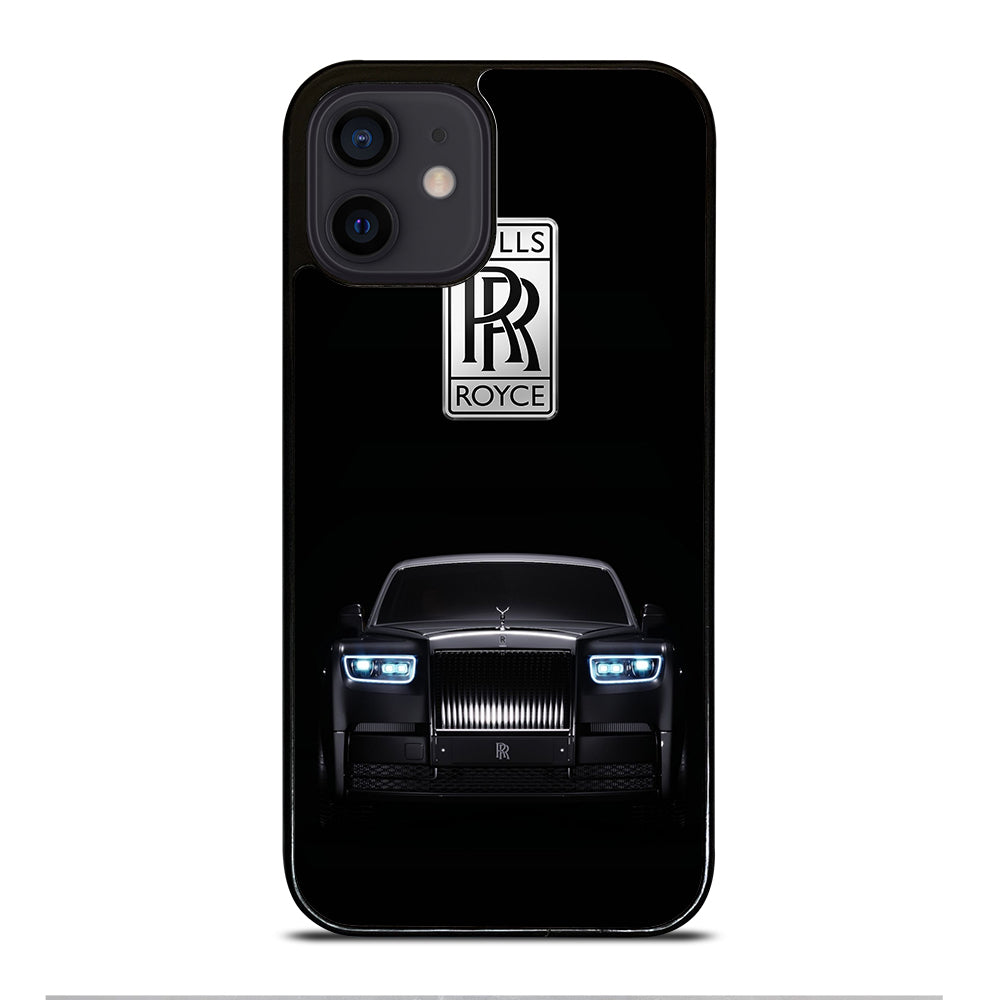 ROLLS ROYCE CAR BLACK LOGO iPhone 12 Mini Case Cover