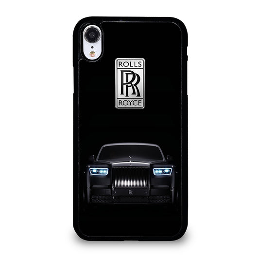 ROLLS ROYCE CAR BLACK LOGO iPhone XR Case Cover