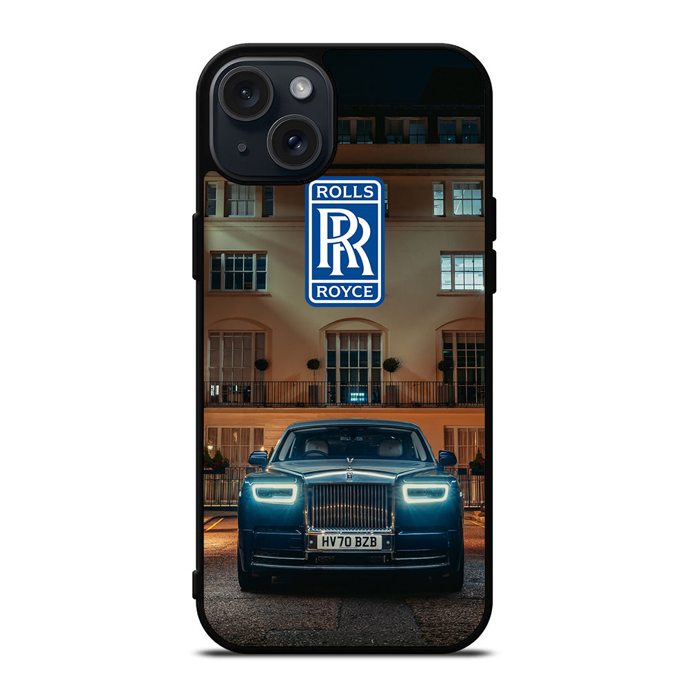 ROLLS ROYCE CAR BLUE iPhone 15 Plus Case Cover