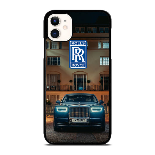 ROLLS ROYCE CAR BLUE iPhone 11 Case Cover
