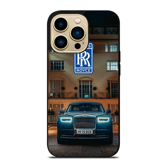 ROLLS ROYCE CAR BLUE iPhone 14 Pro Max Case Cover