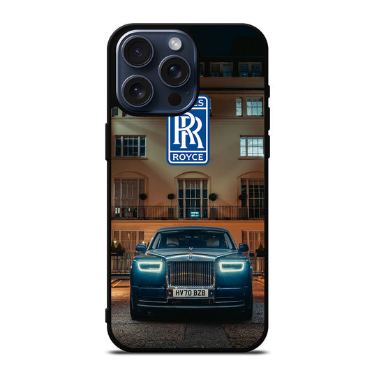 ROLLS ROYCE CAR BLUE iPhone 15 Pro Max Case Cover