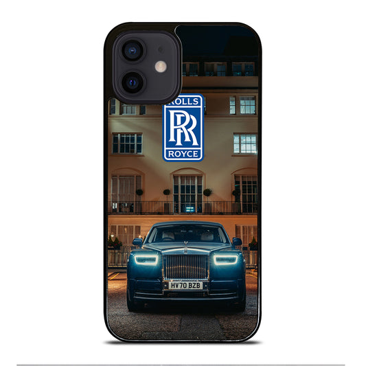 ROLLS ROYCE CAR BLUE iPhone 12 Mini Case Cover