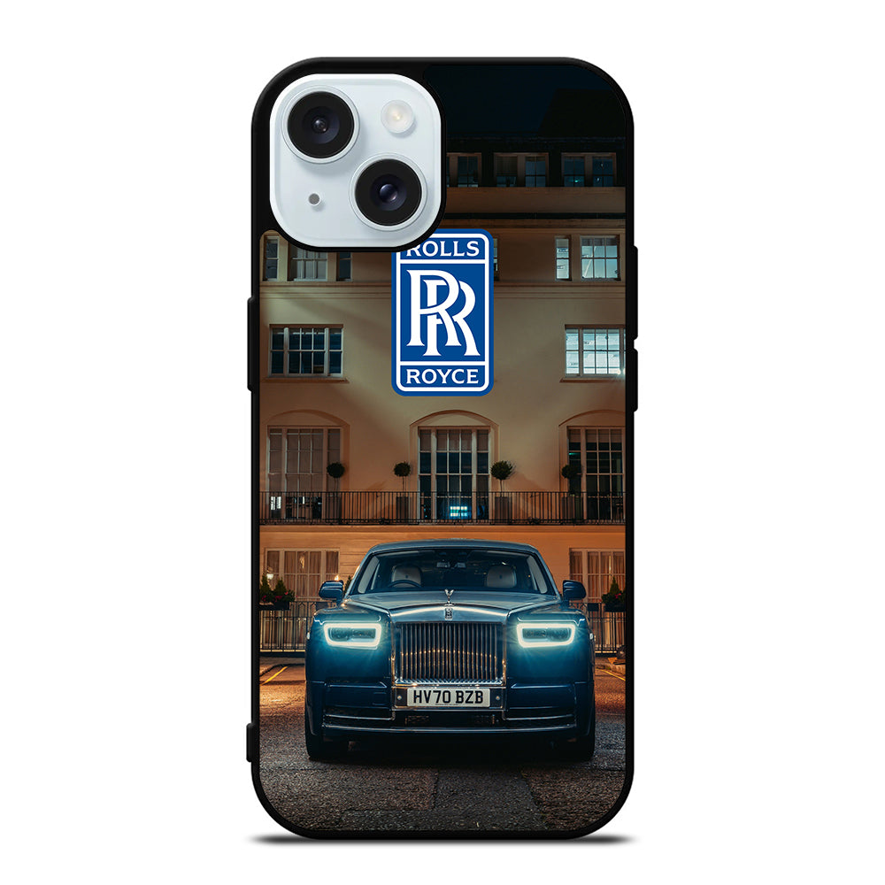 ROLLS ROYCE CAR BLUE iPhone 15 Case Cover
