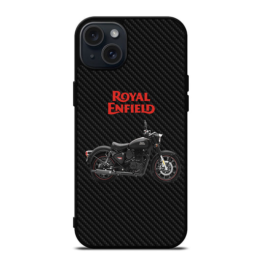ROYAL ENFIELD CARBON ICON iPhone 15 Plus Case Cover