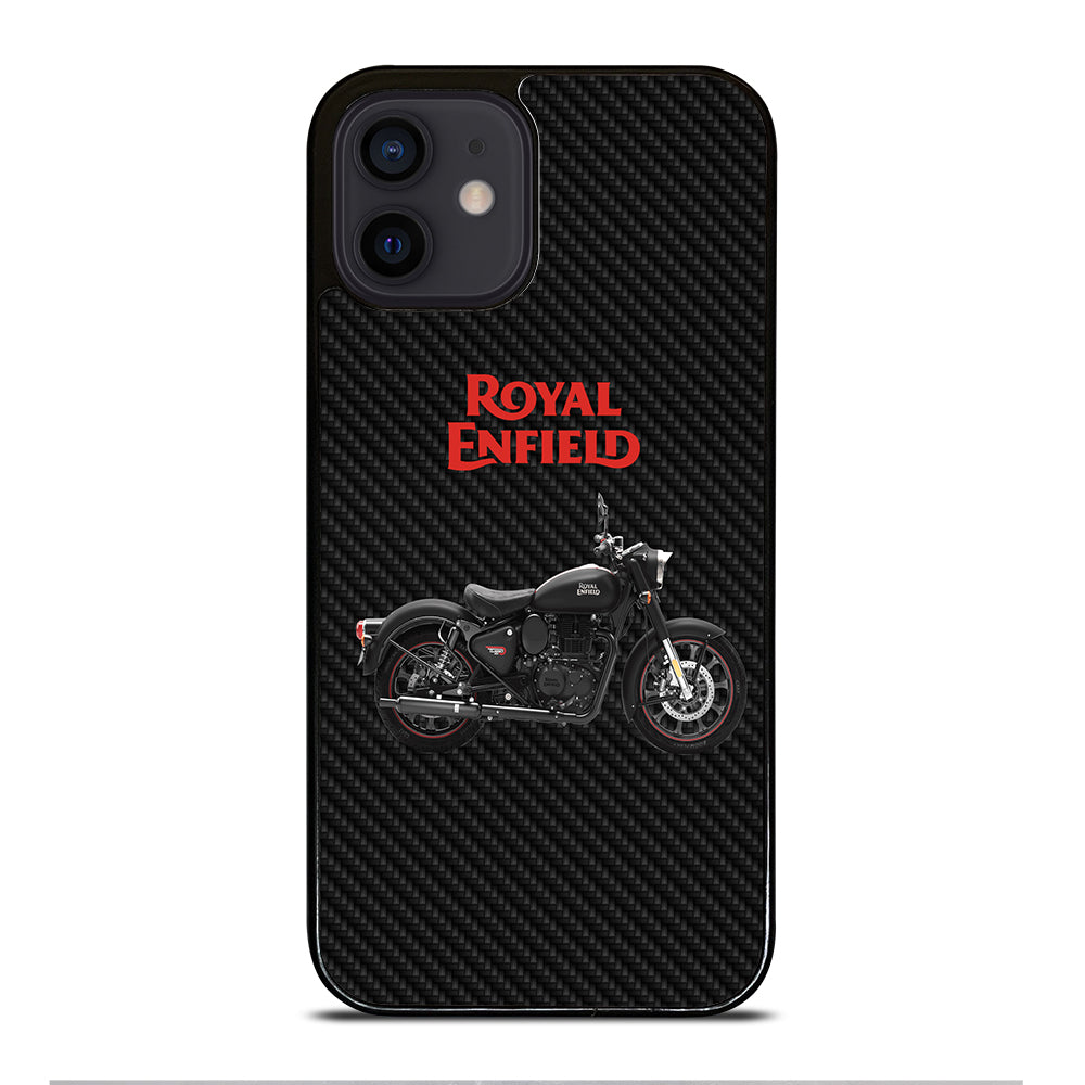 ROYAL ENFIELD CARBON ICON iPhone 12 Mini Case Cover