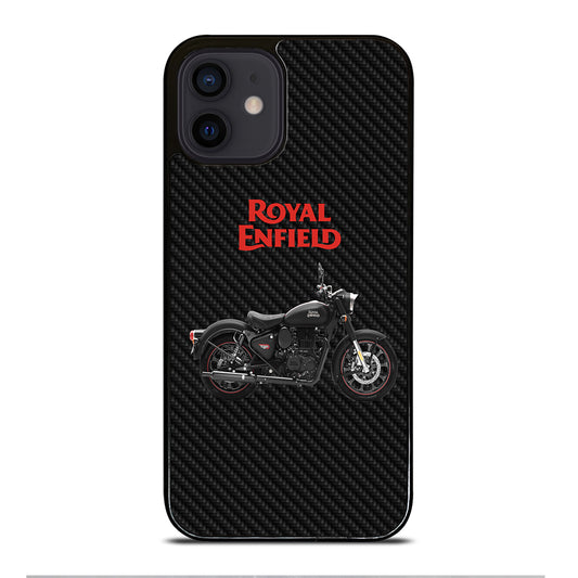 ROYAL ENFIELD CARBON ICON iPhone 12 Mini Case Cover