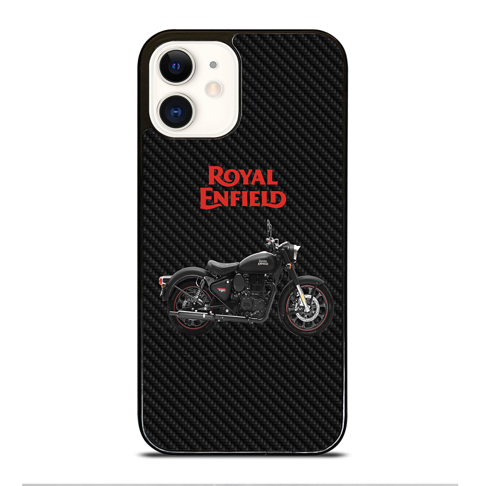 ROYAL ENFIELD CARBON ICON iPhone 12 Case Cover
