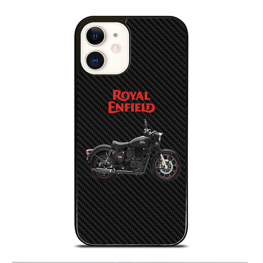 ROYAL ENFIELD CARBON ICON iPhone 12 Case Cover