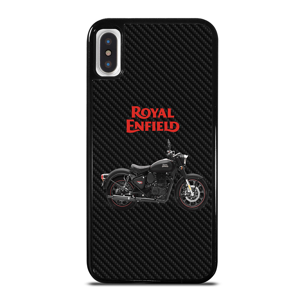ROYAL ENFIELD CARBON ICON iPhone X / XS Case Cover