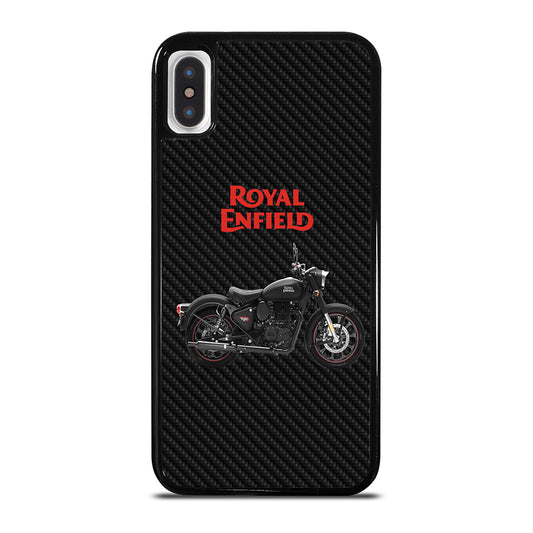 ROYAL ENFIELD CARBON ICON iPhone X / XS Case Cover
