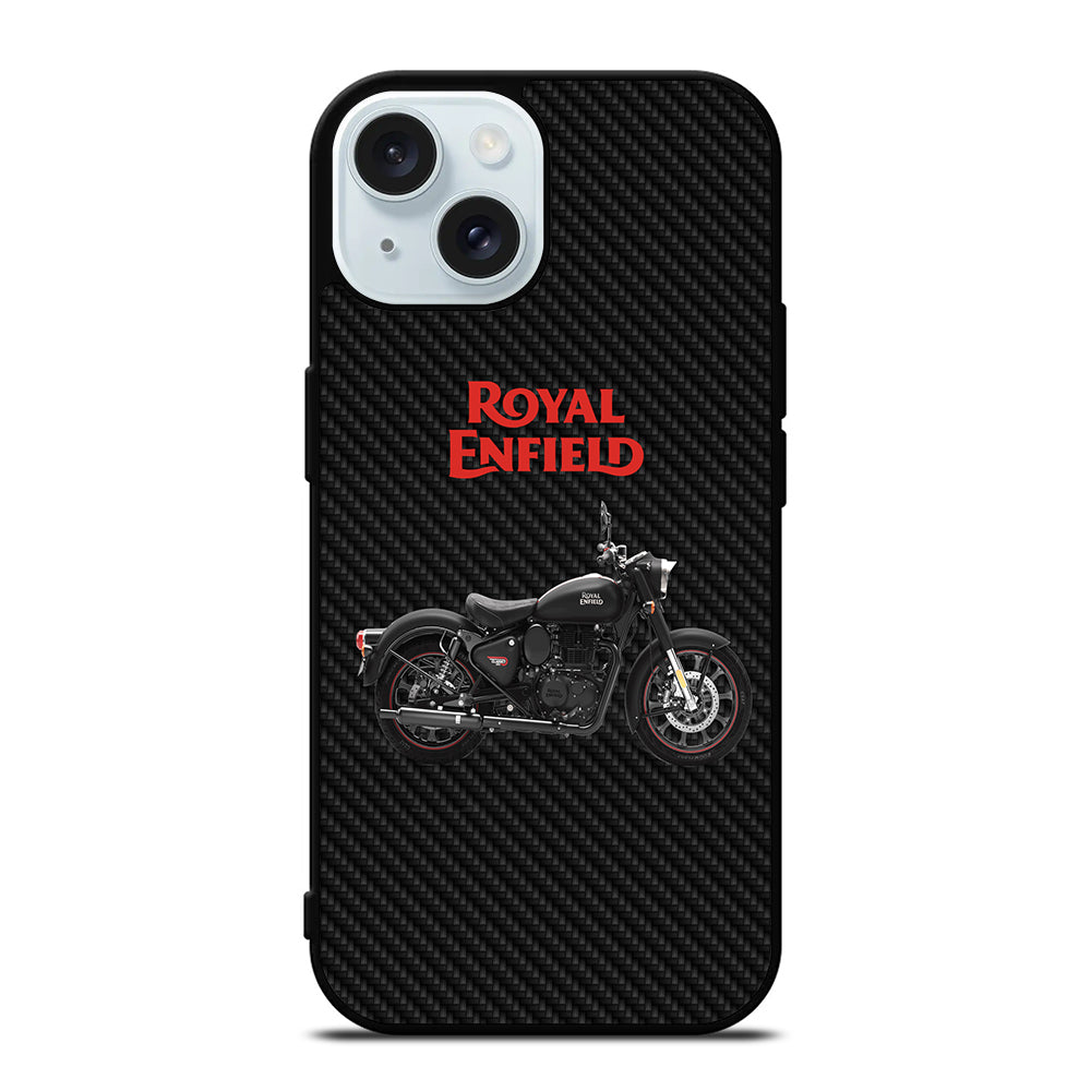 ROYAL ENFIELD CARBON ICON iPhone 15 Case Cover