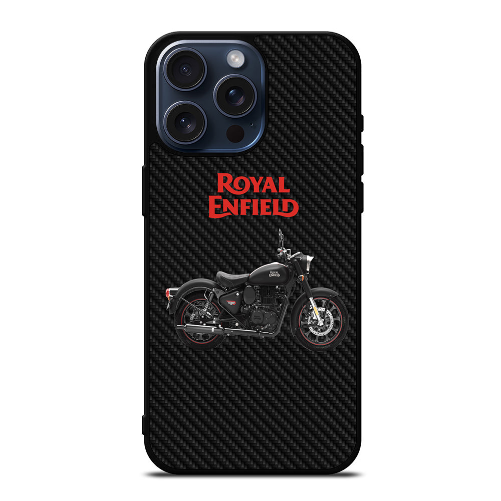 ROYAL ENFIELD CARBON ICON iPhone 15 Pro Max Case Cover